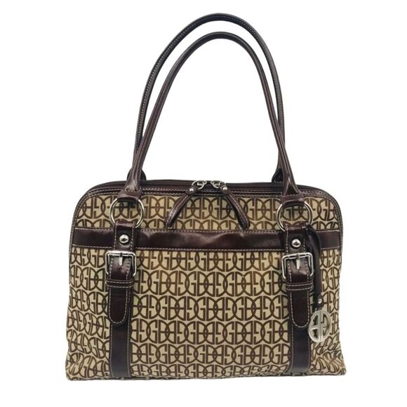 Giani Bernini Dome Buckle Handles Satchel Shoulder Bag Vintage Y2K - Picture 2 of 14